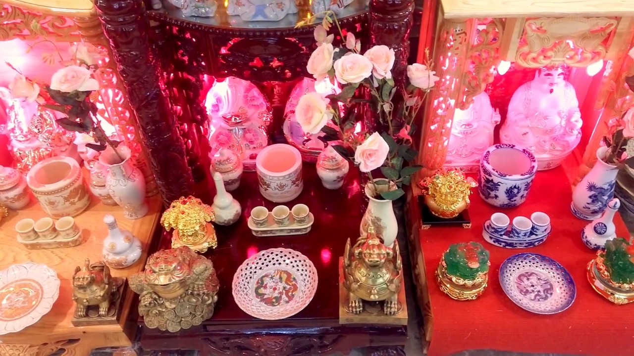 Cách bày trí bàn thờ ông địa thần tài