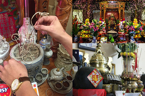 Văn khấn trước khi lau dọn bàn thờ