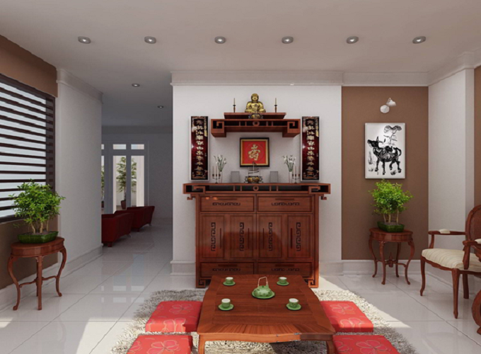 bàn thờ chung cư những điều cần biết