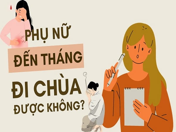 Quan niệm dân gian về việc đến tháng đi chùa