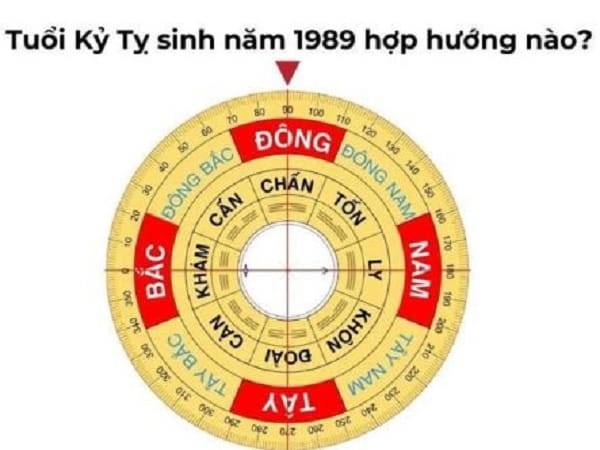 Nam tuổi Kỷ Tỵ 1989 hợp hướng nào?